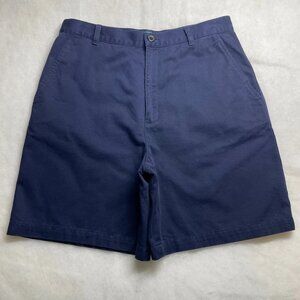 NWT Lauren Ralph Lauren Womens Ink Navy Classic Fit 7.5 in Chino Shorts Size 10